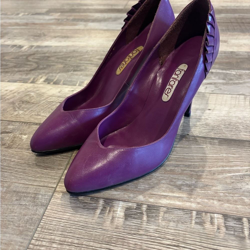 Vintage Fanfares Purple Heels